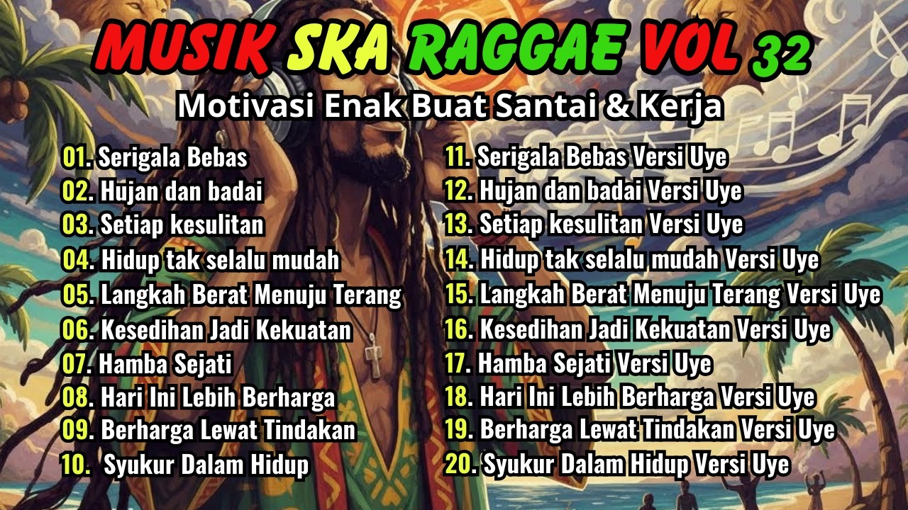 Lagu Reggae SKA Terbaru 2026 Vol.32 🔥 Kumpulan Musik Santai 🔥 Serigala Bebas 🎸🎶 Roh Reggae Uye