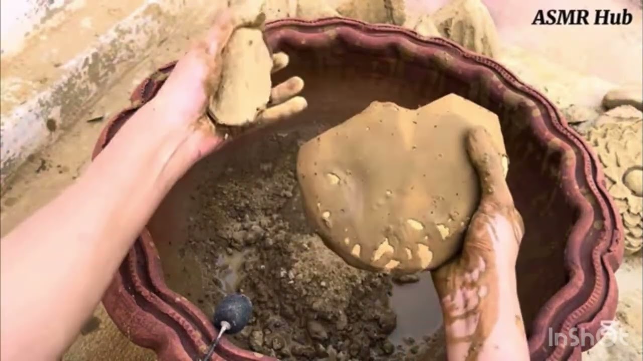 Asmr New Mud crumbling 