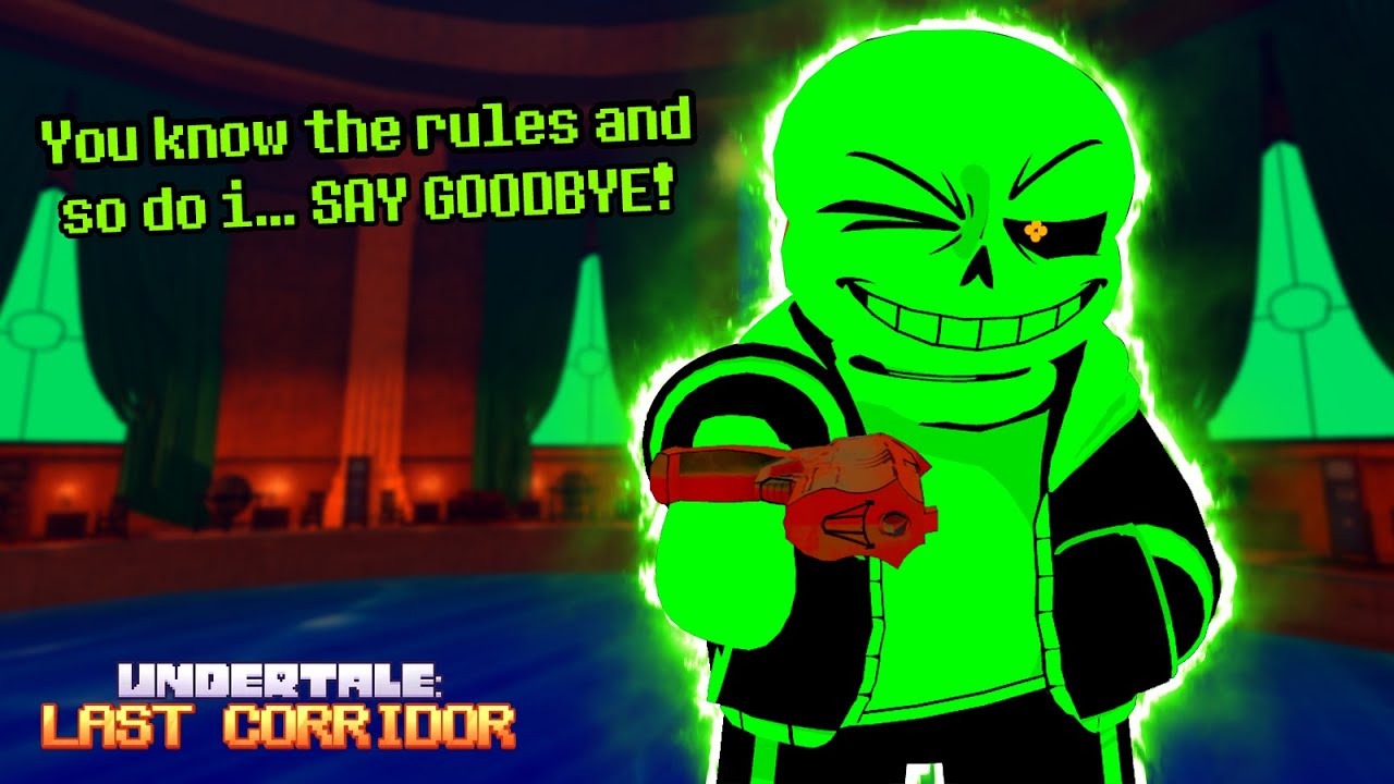 THIS CHARACTER IS VERY WEAK AND NOT OP!!! Undertale: Last Corridor Green Sans Gameplay