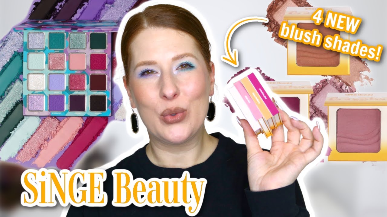 NEW! Singe Beauty Succulent Dew Palette & 4 NEW Blush Shades 💜