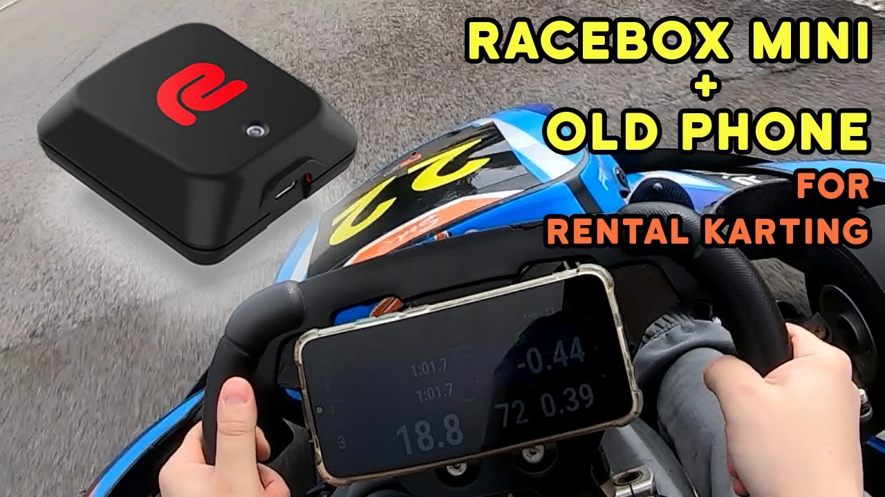 How I use Racebox Mini and my phone in Karting