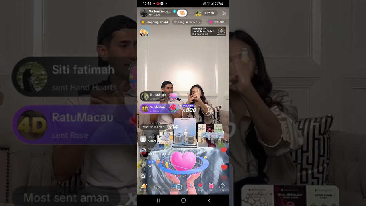 PERTAMA KENAL VIONAS D JODOHIN SMA NETIZEN SURUH LIVE BARENG ,AKHIRNYA SMPA SKNG AAMIIN,,,part 1