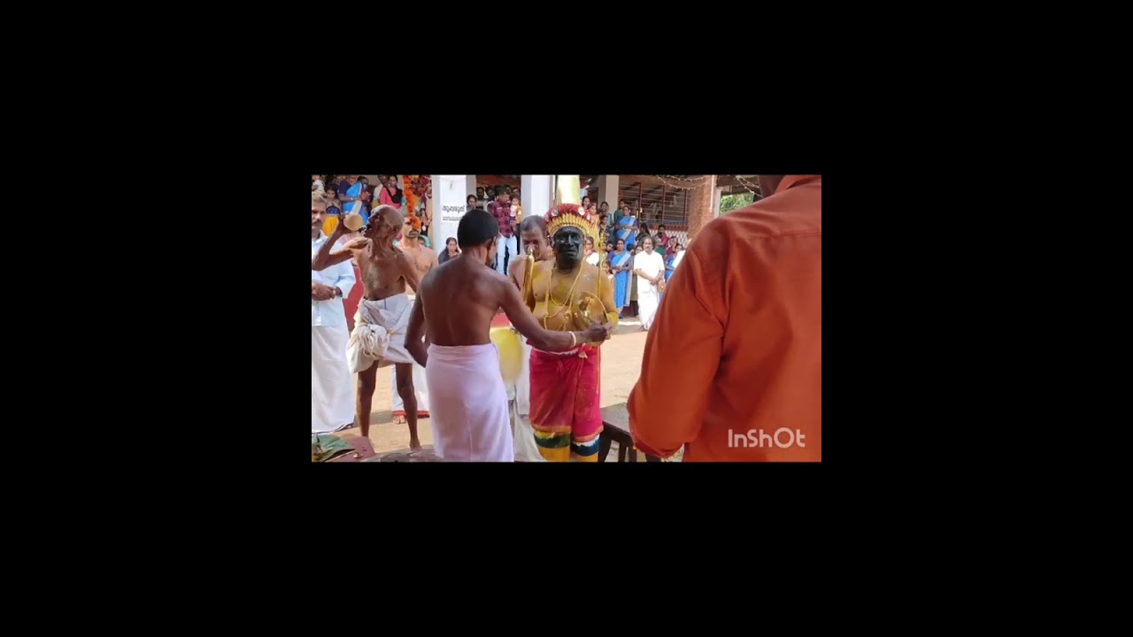 Ali Theyam. ali chamundi temple paresthana arikkadi. KUMBALA