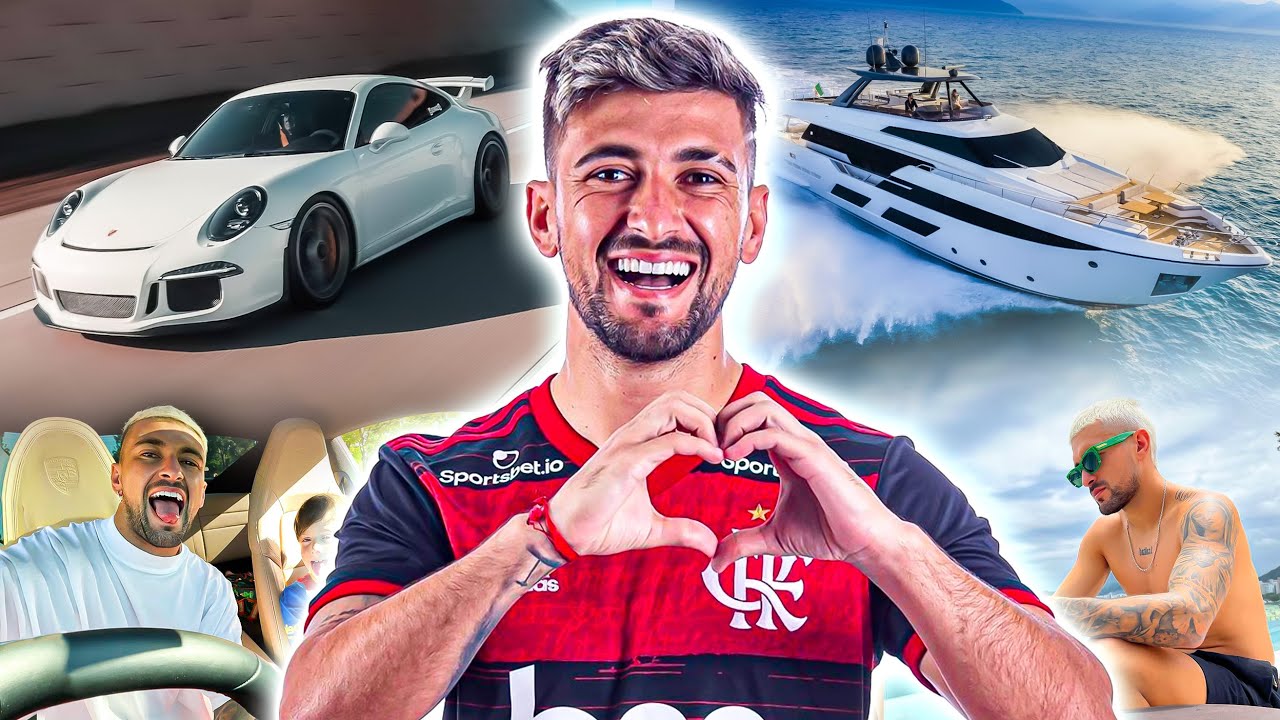 Assim é a vida luxuosa de Arrascaeta, o incrível jogador do Flamengo (mansões, carros, fortuna...)