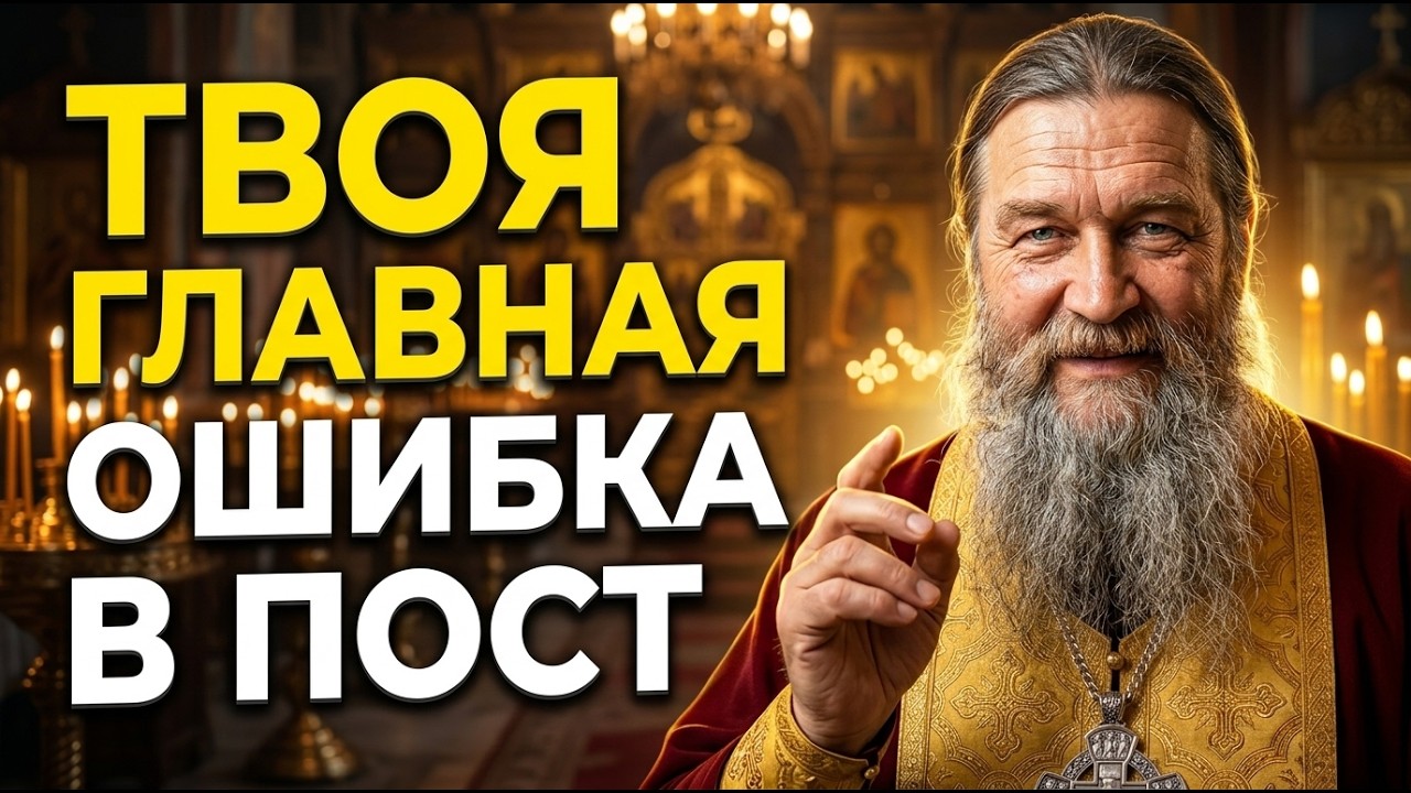 3 ошибки в Пост, которые запирают Небеса. Священник о главном