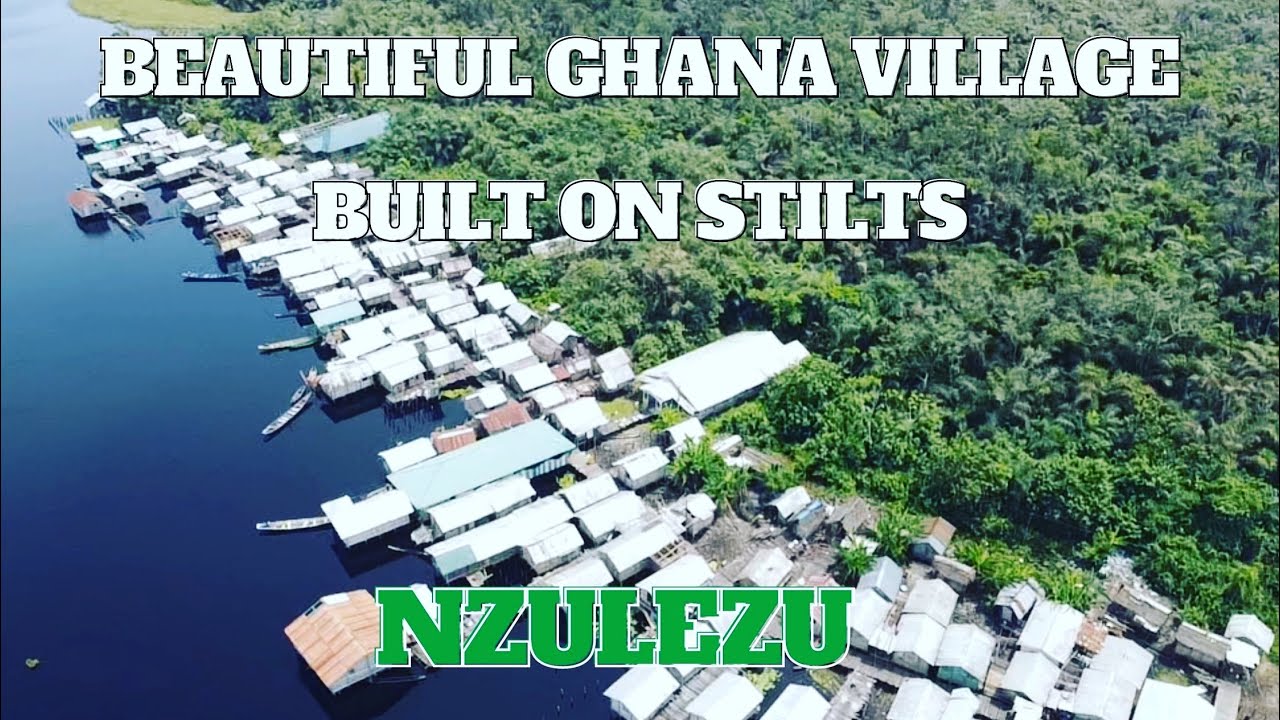 Ghana’s 🇬🇭 Village Built on Stilts,Nzulezu via Drone #ghana #nzulezu #accra #theseekerghana
