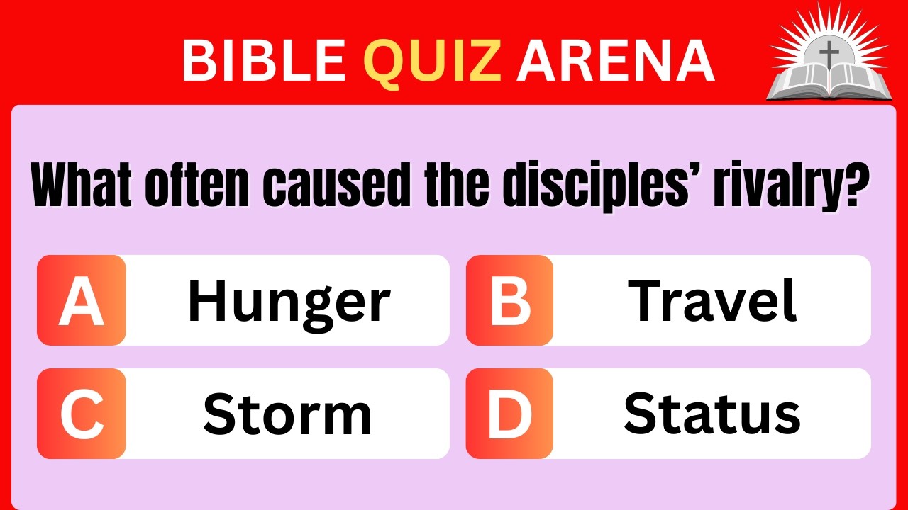 Who Is the Greatest? Bible Quiz Challenge | Disciples’ Arguments About Status and Power