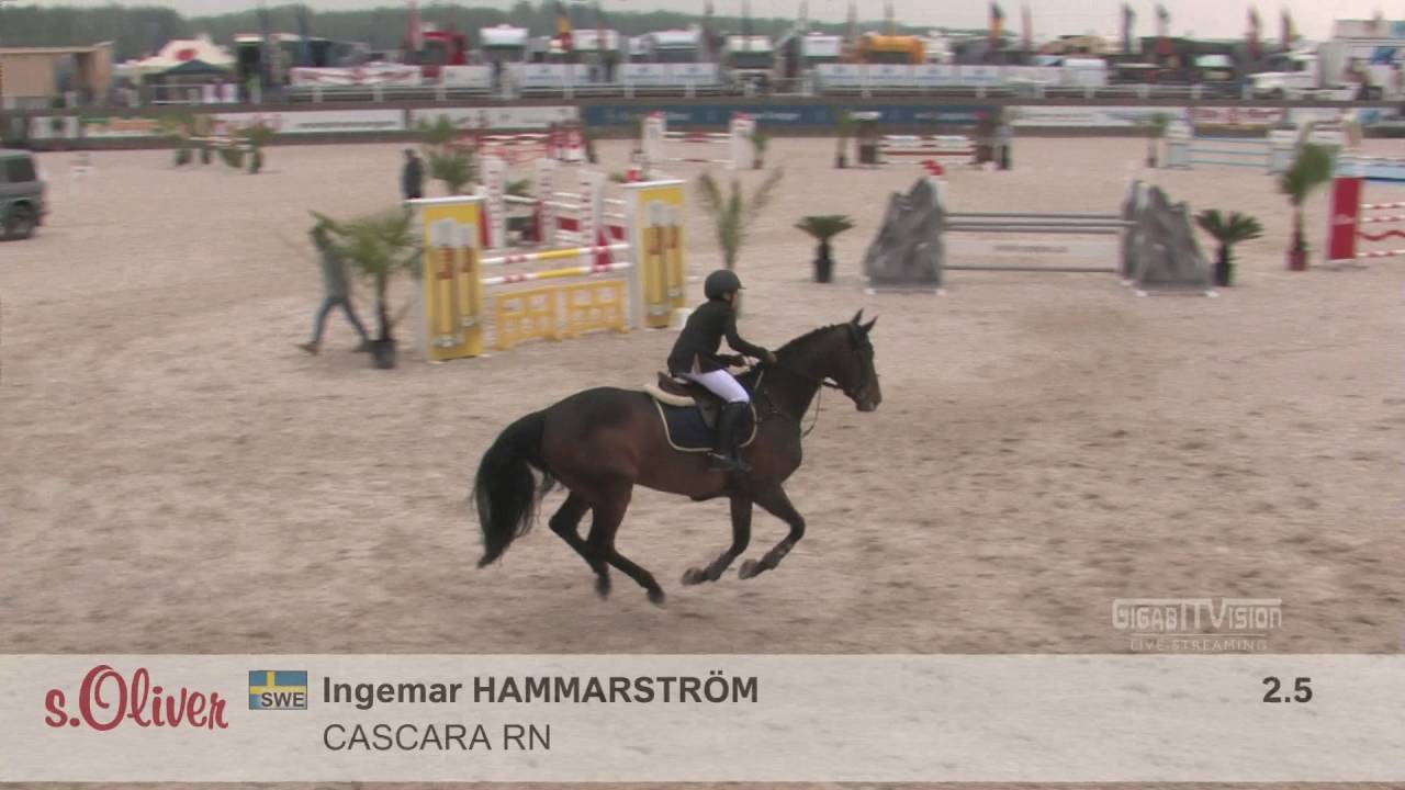 Ingemar Hammarstr&ouml;m och Cascara vinner 120 i Lamprechtshausen &Ouml;sterrike den 14 maj 2016