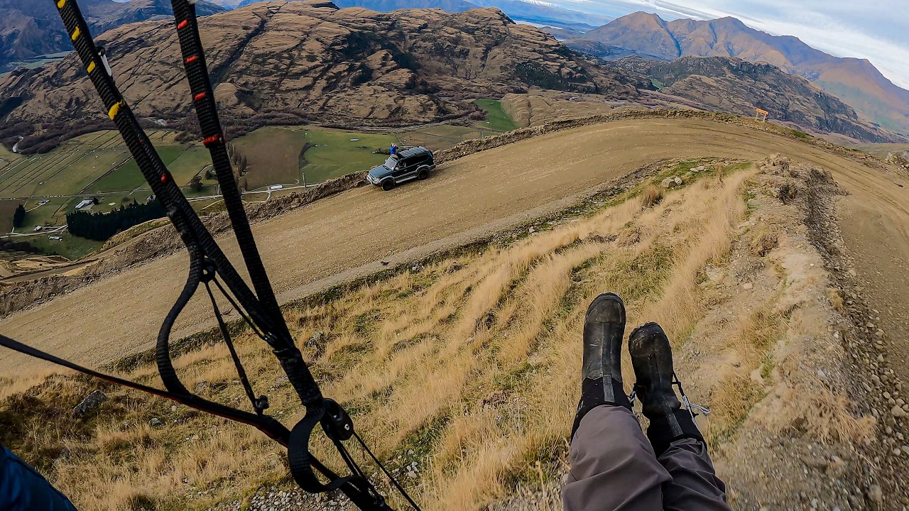 Bantam Mini Wing Chasing a Mountain Road
