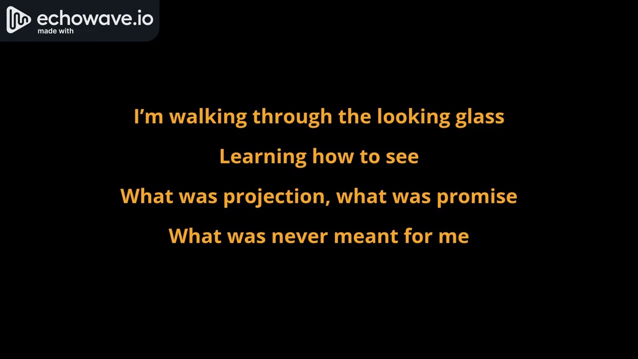 Through The Looking Glass (Learning How to See)