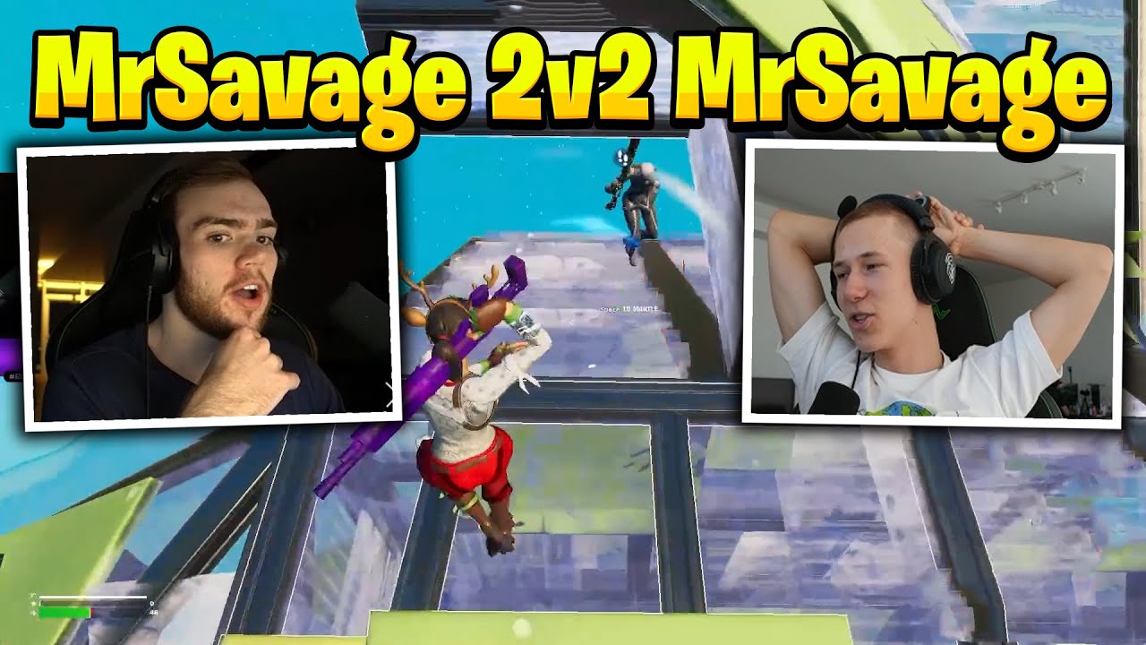 Mongraal & OliverOG VS MrSavage & Batman Bugha