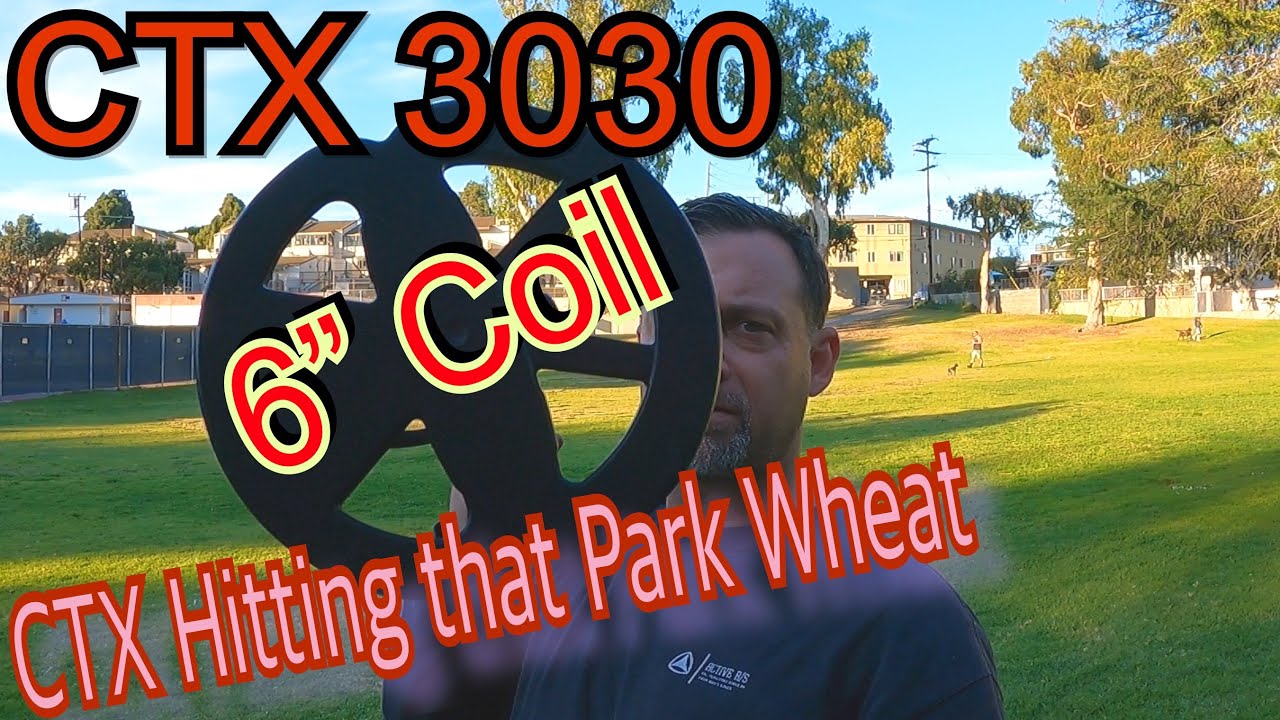 Minelab ctx 3030 Trashy Park Hunt 6” Coil