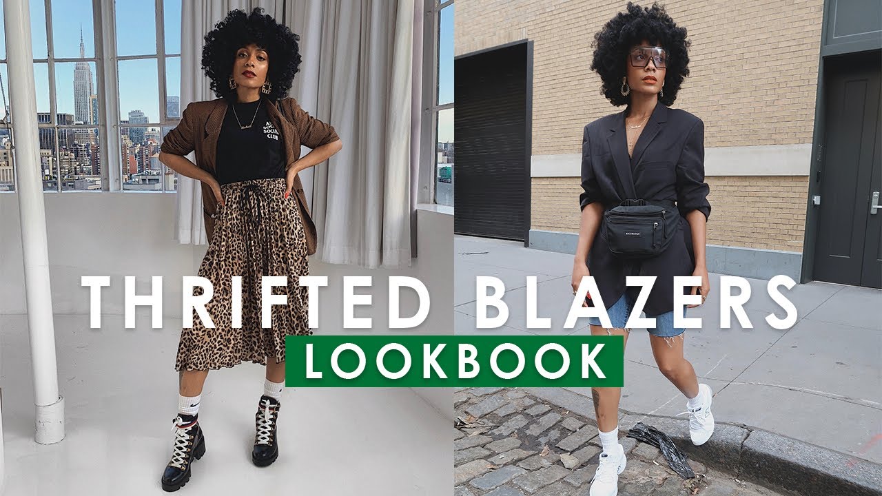 HOW TO STYLE: Thrifted Blazers || FALL LOOKBOOK 2018