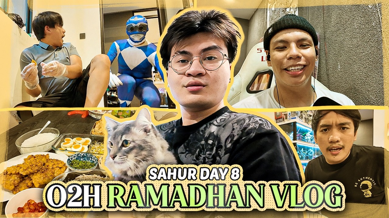 ADA ANOMALI POWER RANGER DI VLOG INI !! - VLOG SAHUR RAMADHAN DAY 8