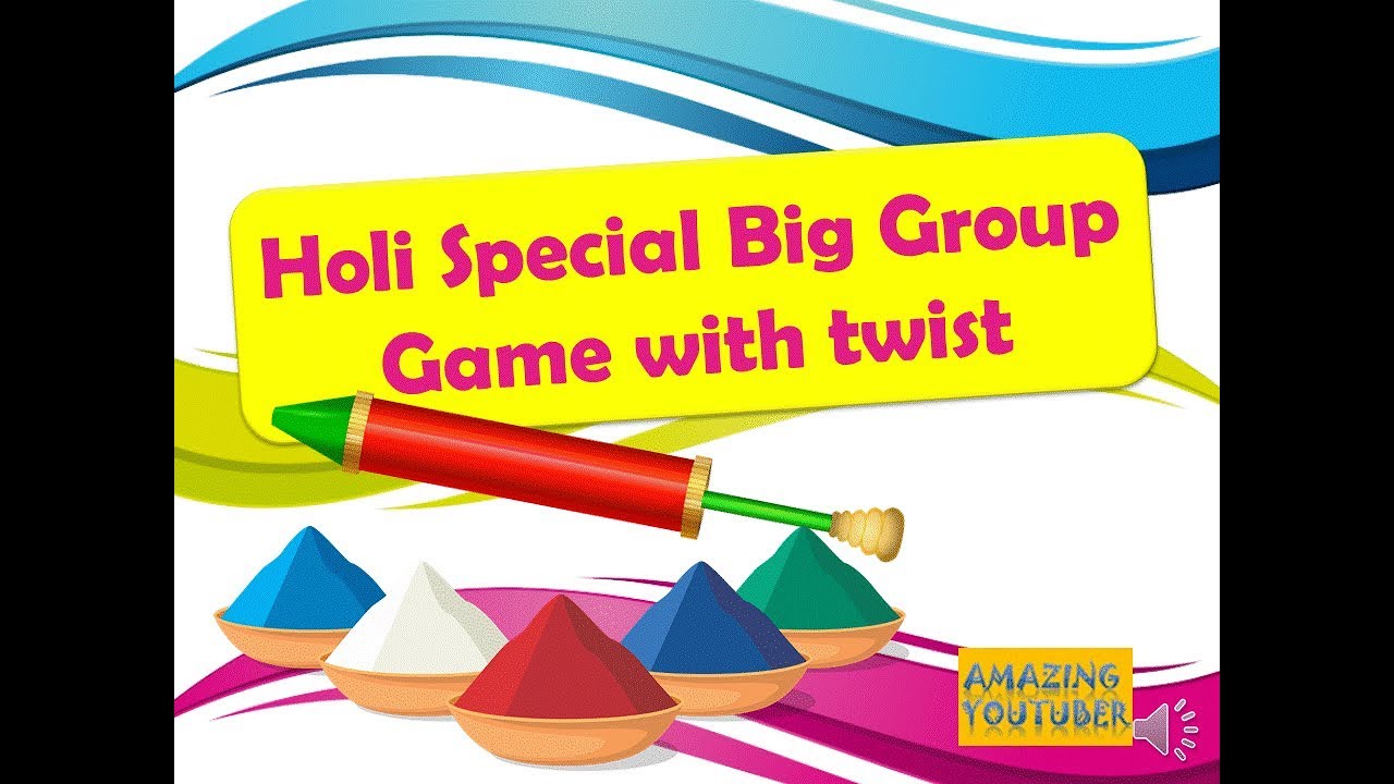 Holi Party special Big Group Game For ladies Kitty Party Or couple Kitty// holi punctuality game