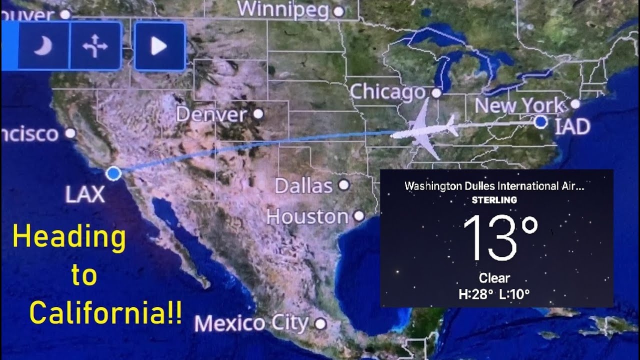 We Are Heading Towards Warmer Weather! Traveling from East Coast Snowy Weather To Sunny California!