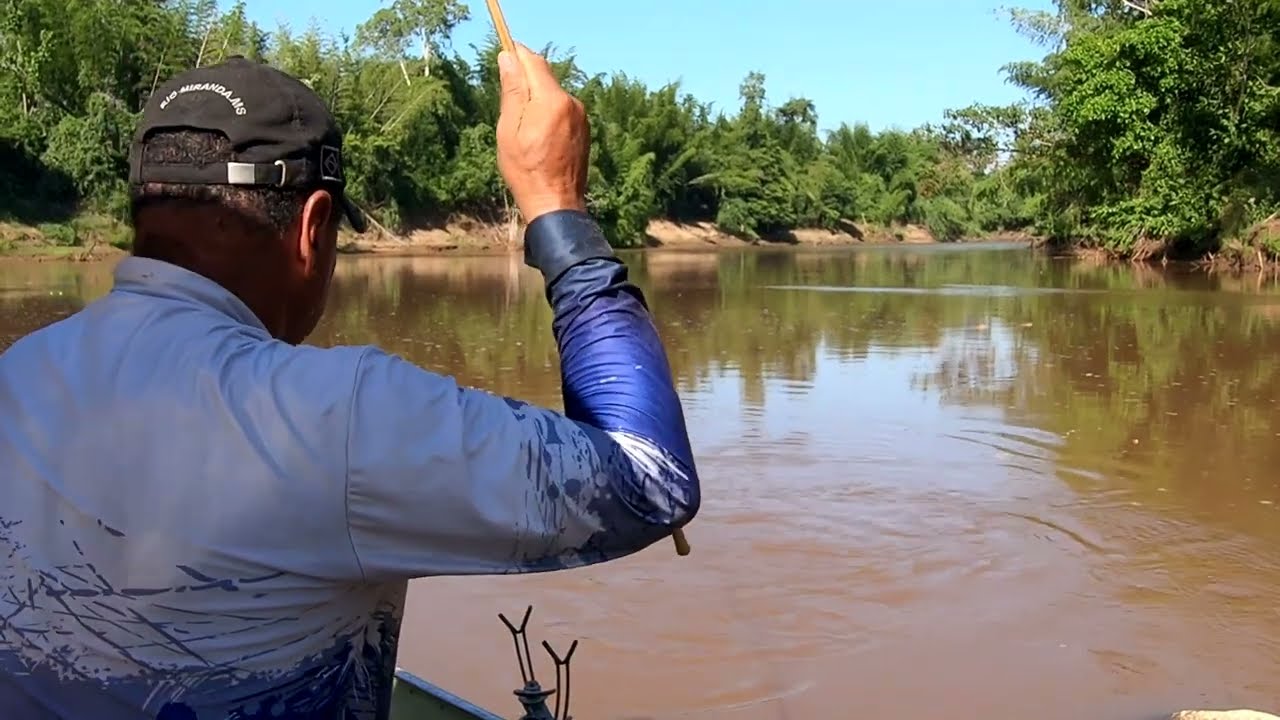 NESTA PESCARIA UMA COMPANHIA ESPECIAL.(#pescaria  #riomiranda , #culinária de pesca pessoas e Blogs)