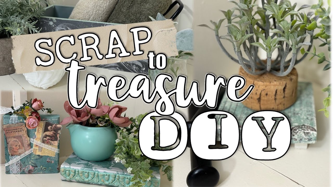 5 DIY projects with wood scraps and other materials in my stash