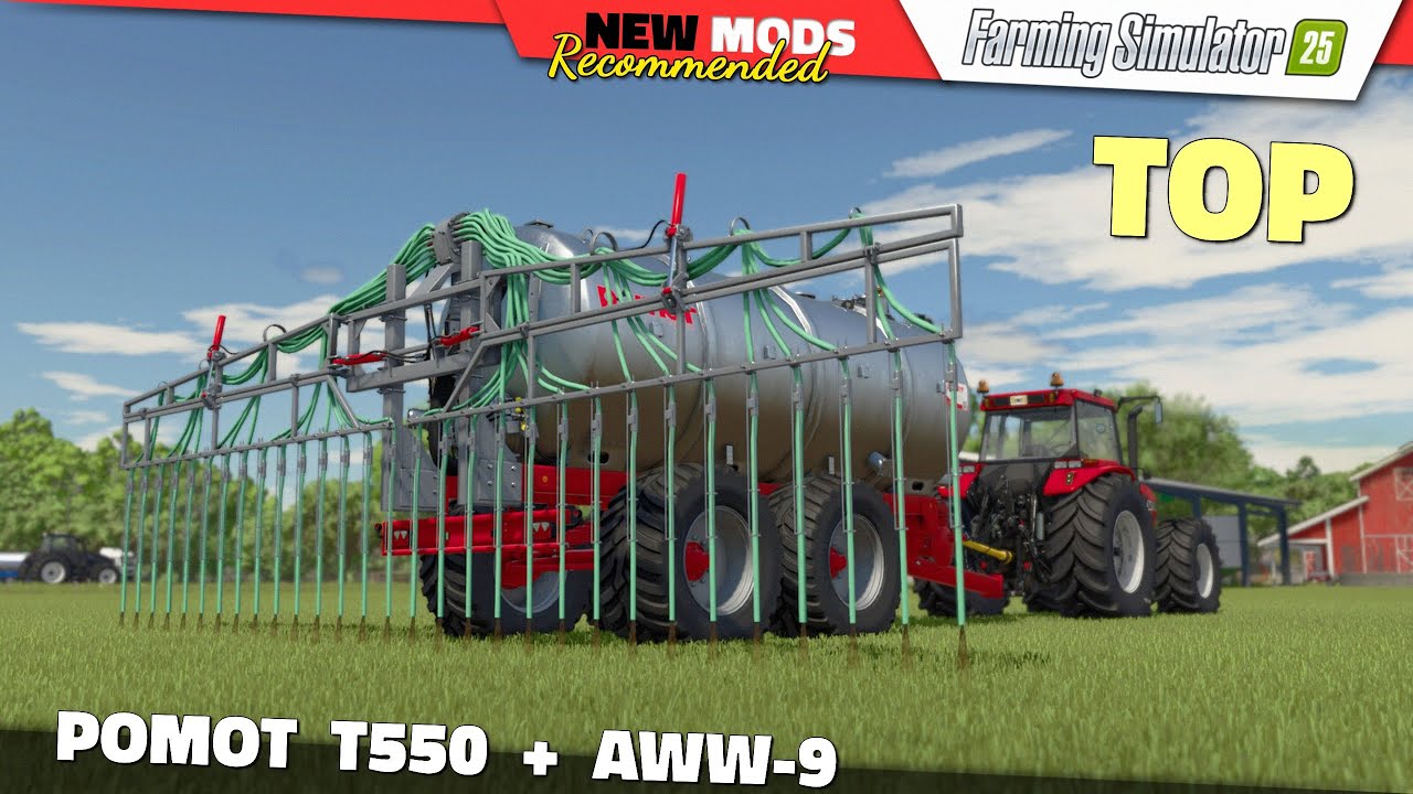 FS25 | Pomot T550 + AWW-9 - Farming Simulator 25 Mods Review QHD