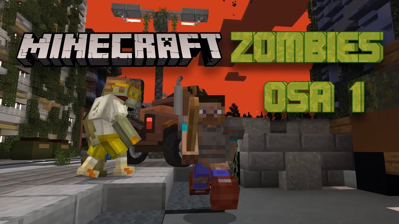 Minecraft Zombies - Tehtävä alkaa - Osa 1