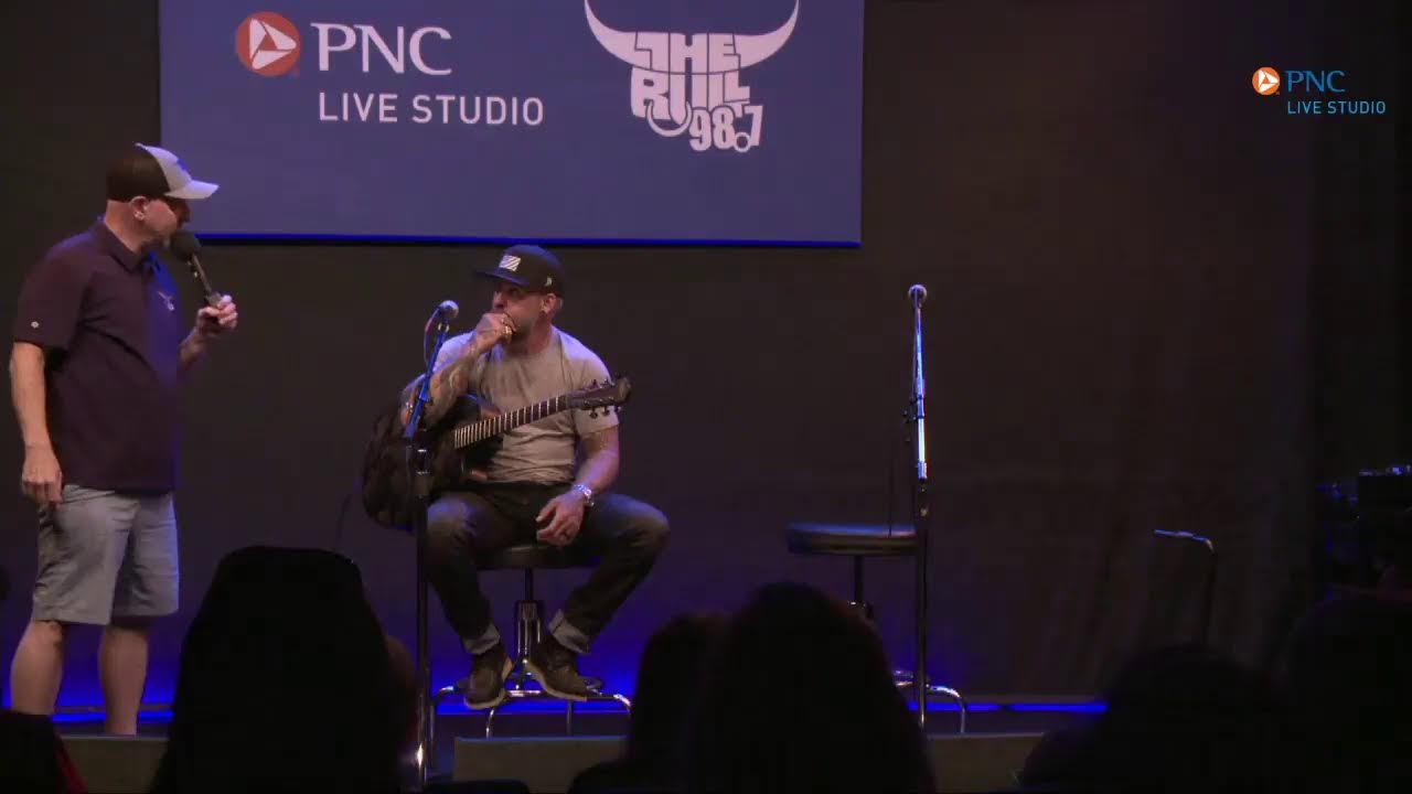 Brantley Gilbert in the PNC Live Studio