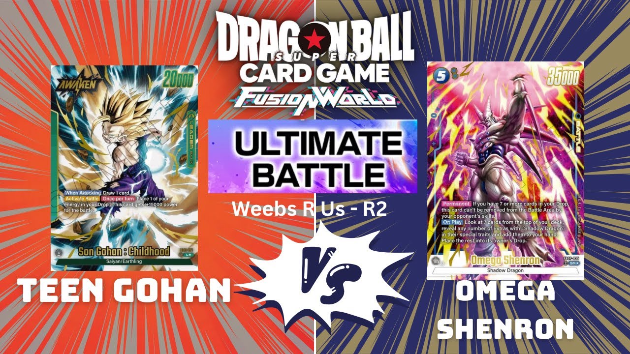 Teen Gohan v Omega Shenron - DBFW Ultimate Battle 2025 vol 4 - Weebs R US R1 w/ Handcam