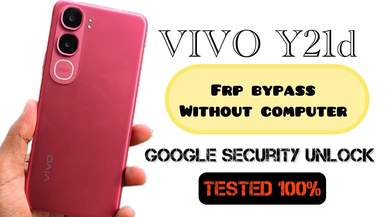 How to unlock gmail security Vivo y21d frp bypass. Android 15. No computer. New trick. Update method