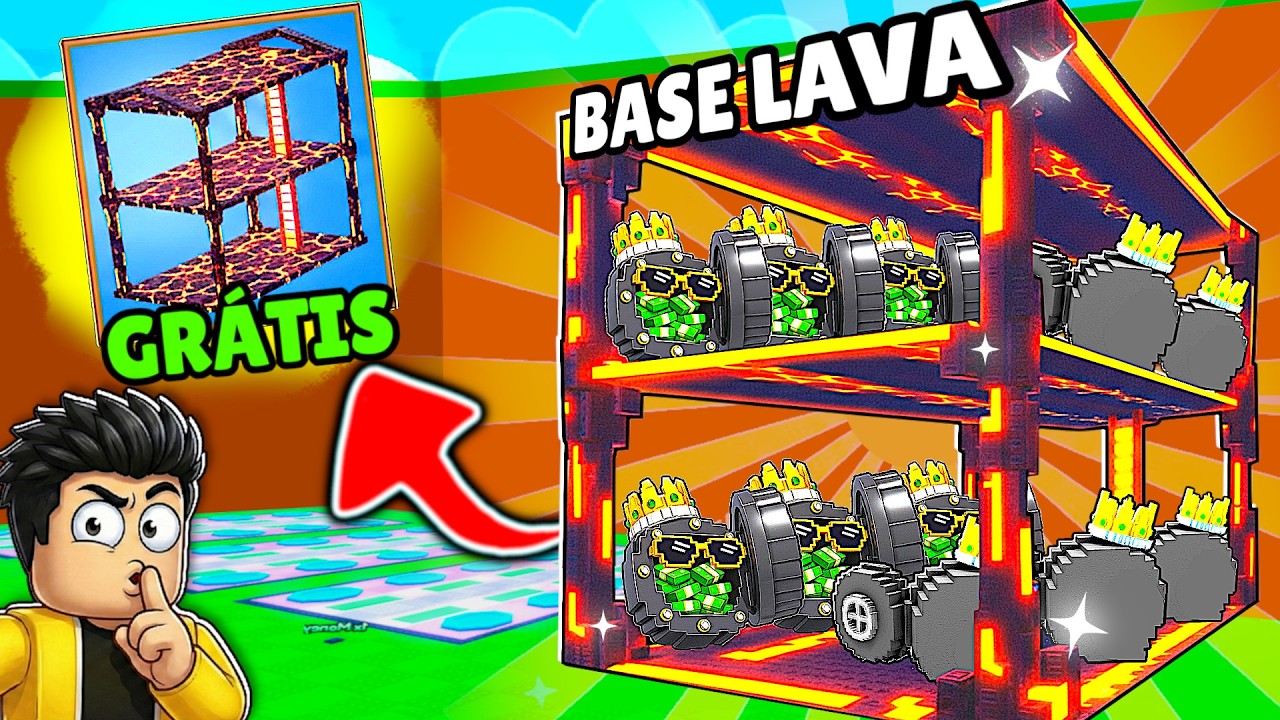 COMO PEGAR A BASE DE LAVA SECRETA DE GRA&Ccedil;A NO FUJA DO TSUNAMI PARA BRAINROTS