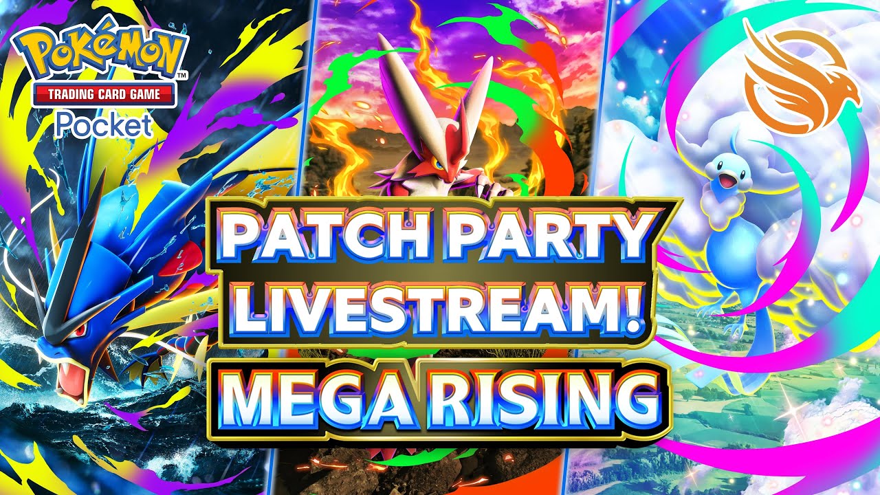 Mega Rising - Patch Party Livestream! - Pokemon TCG Pocket - PTCGP