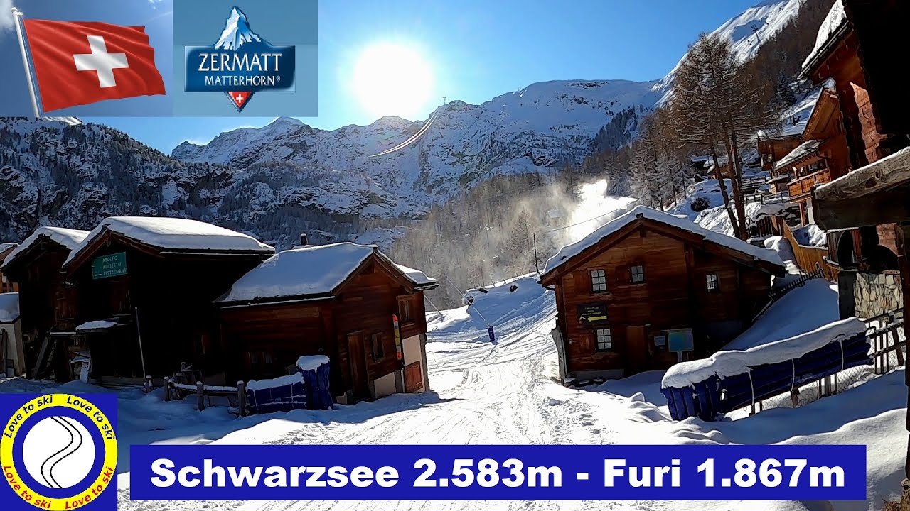 Zermatt Skiing Schwarzsee   Furi