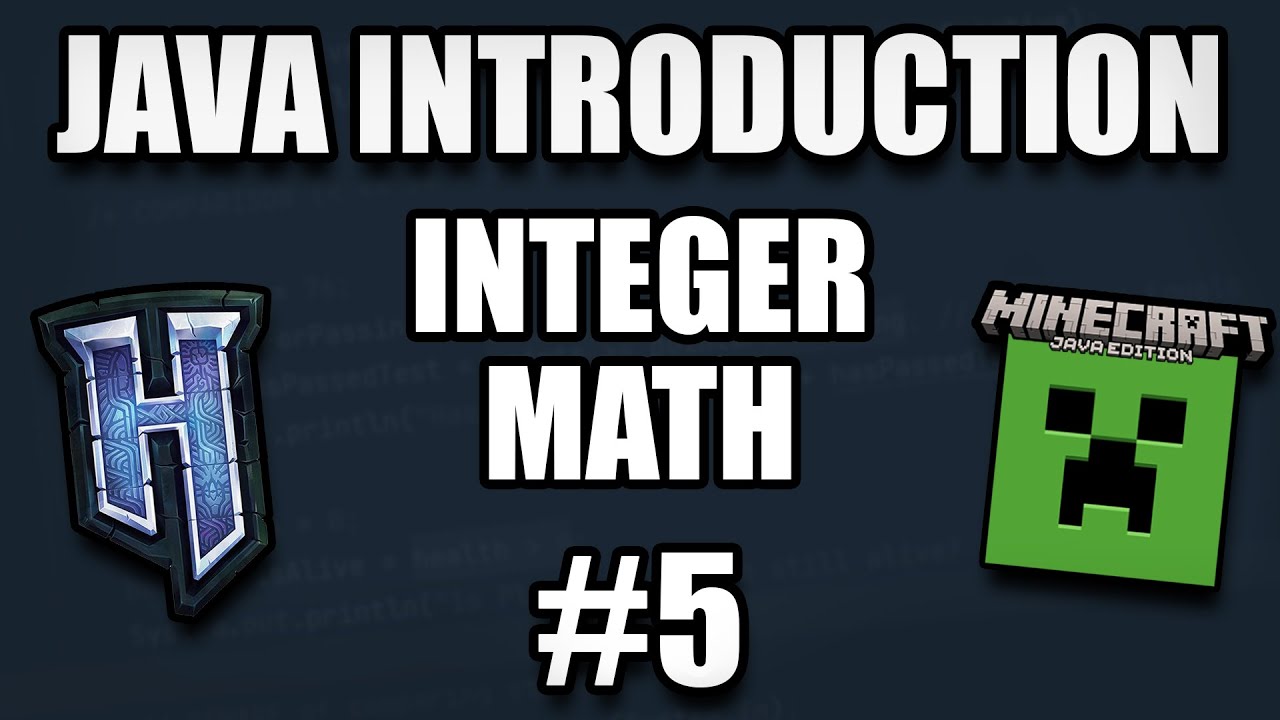 Hytale & Minecraft Modding Java Introduction (2026) #5: Integers & Math