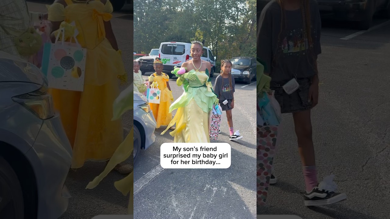 Watch my son&rsquo;s friend give my baby girl the biggest surprise for her 3rd birthday party