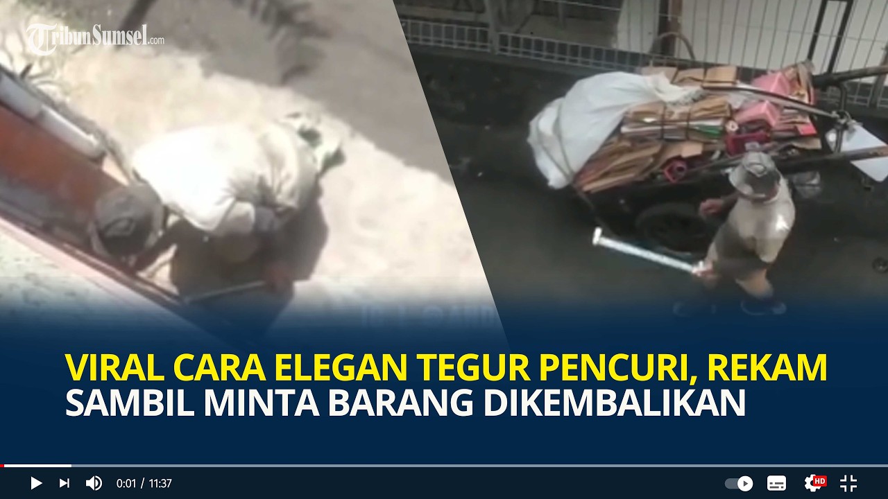 Viral Cara Elegan Tegur Pencuri, Wanita Ini Rekam Sambil Sopan Minta Barangnya Dikembalikan