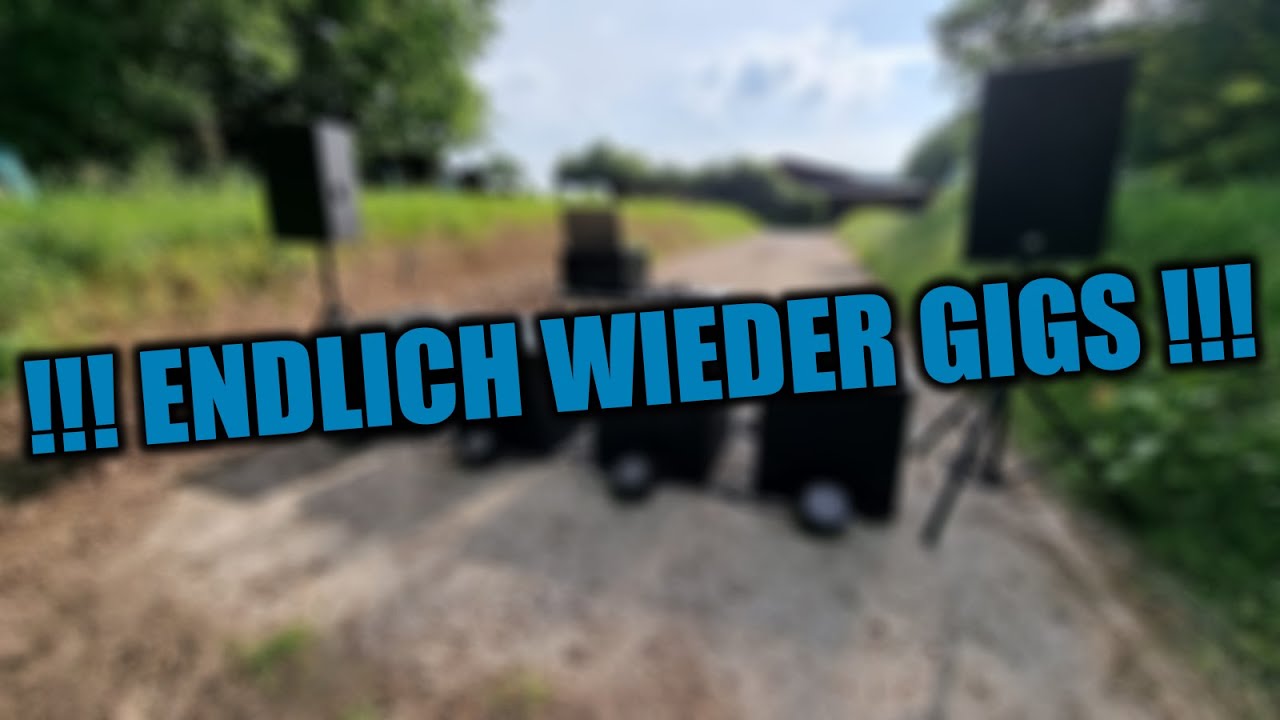 🎉😜 ENDLICH WIEDER GIGS 😜🎉  | Kann man 4x Achenbach ausfahren? | LBSound Veranstaltungstechnik