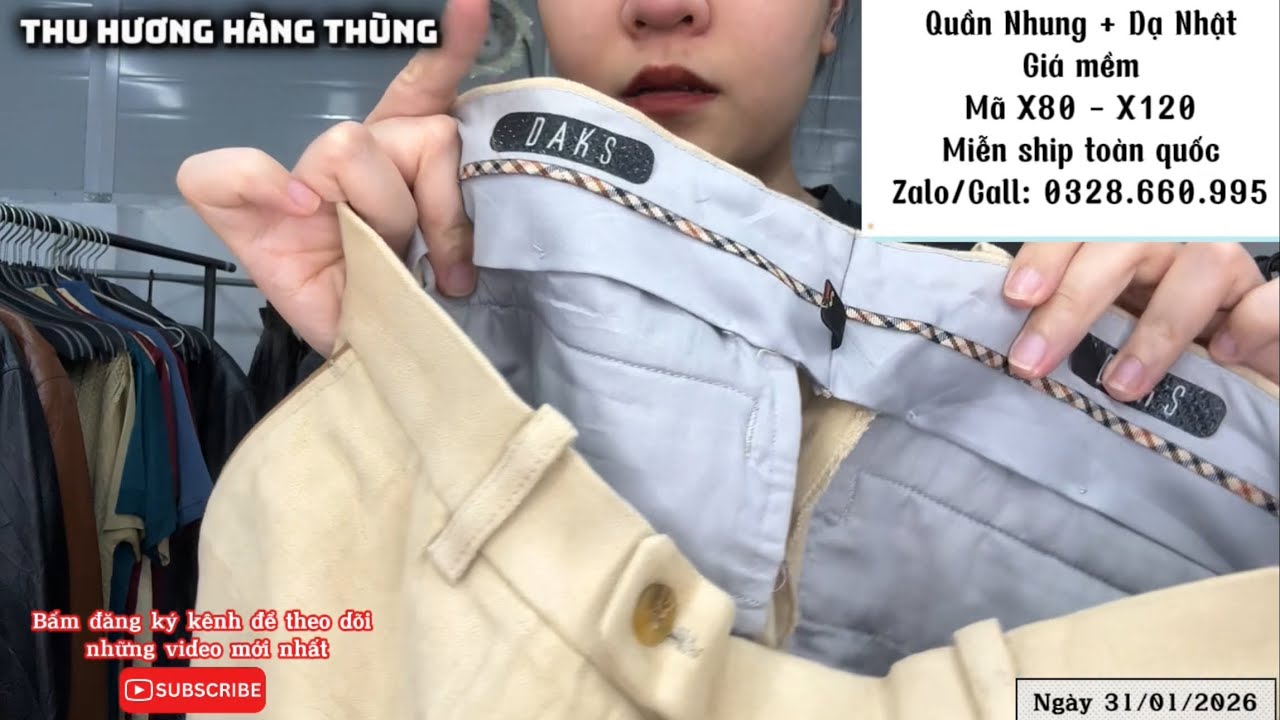 31/1/26 QUẦN NHUNG - DẠ NHẬT BẢN| NHIỀU NHUNG TUYỂN| MIỄN SHIP | 032 866 0995