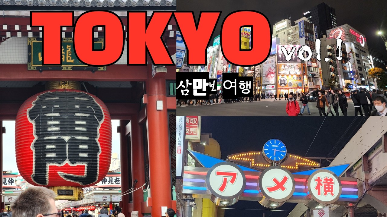 🇯🇵 TOKYO 도쿄 삼만보 여행 vol.1 아사쿠사 우에노 아키하바라
