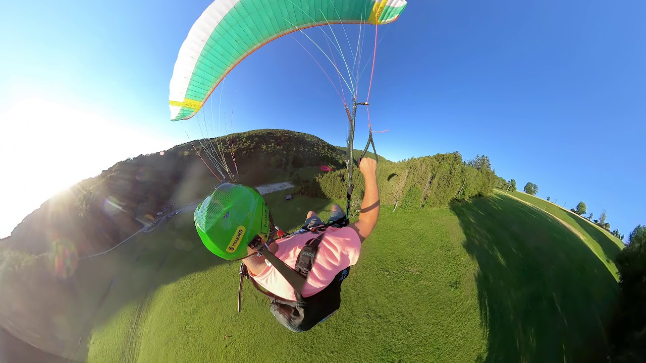 Paragliding / Gleitschirmfliegen – Flugauftrag Wiesensteig - das erste mal alleine