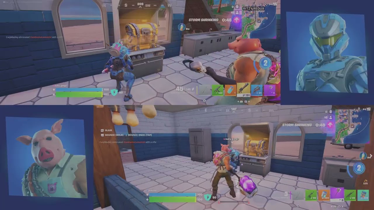 Fortnite piggy my boy saves the day