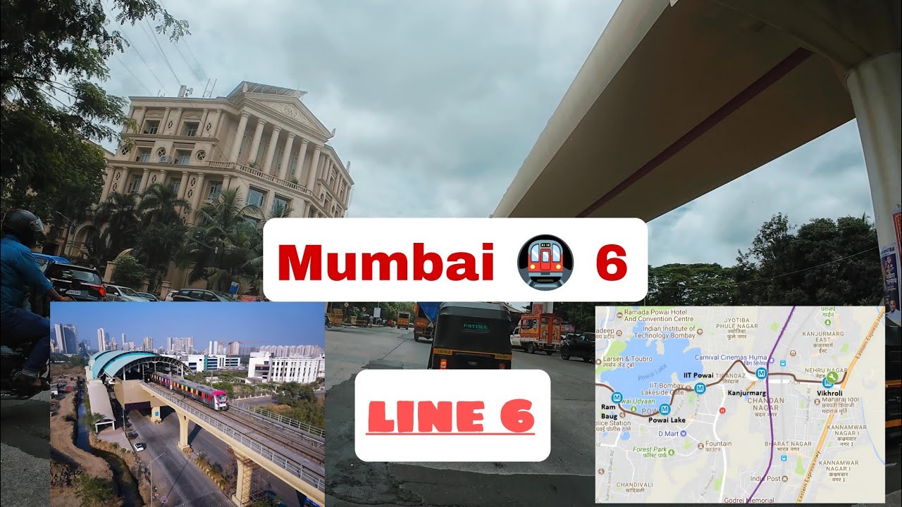 Mumbai 🚇 Line 6 - The Pink Line of Mumbai4K -  #mumbaimetro