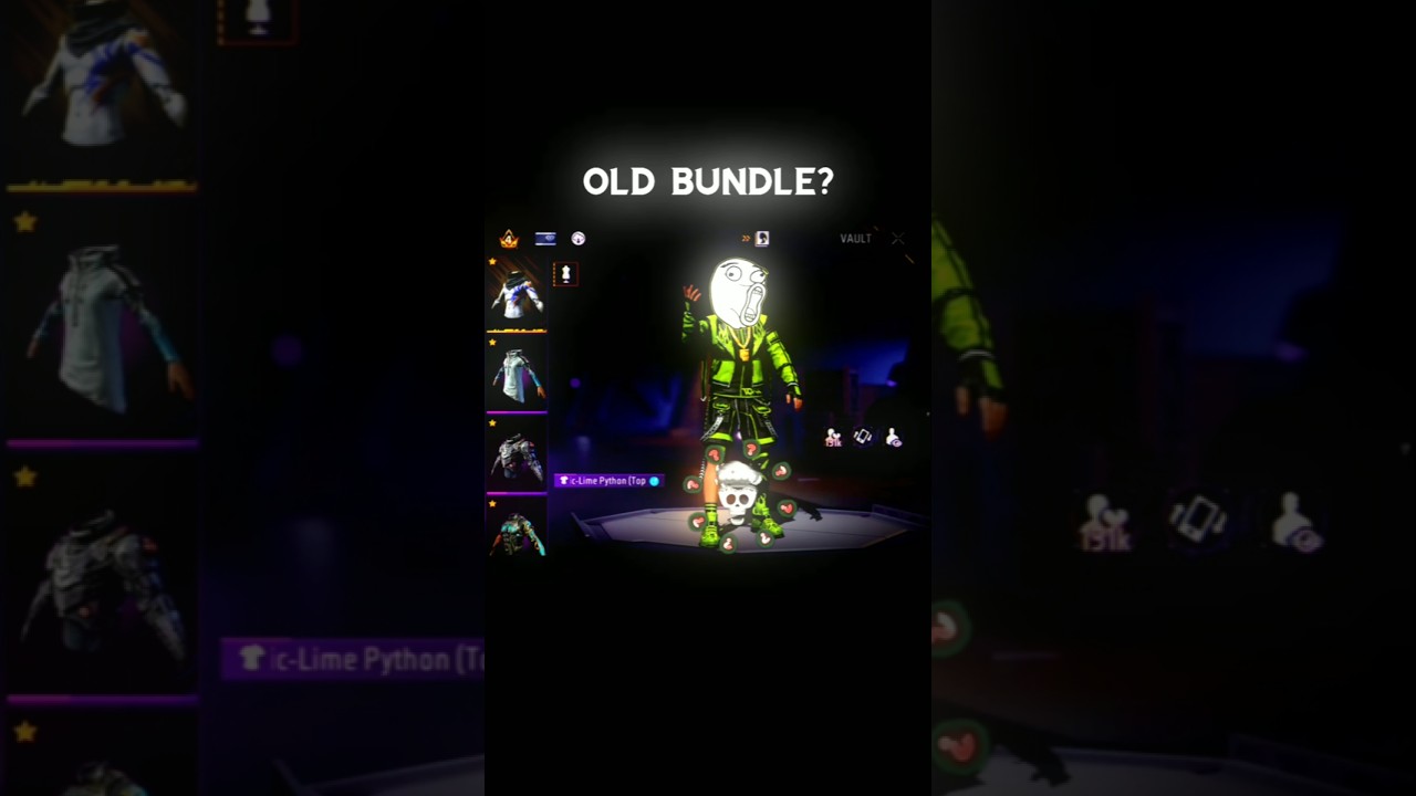 OLD BUNDLE IN FREE FIRE 🔥 | Rare Bundle