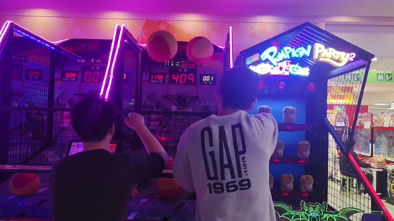 20260103@湯姆熊板橋遠東店AI投籃機和@夢幻力量8顆🏀雙打程度