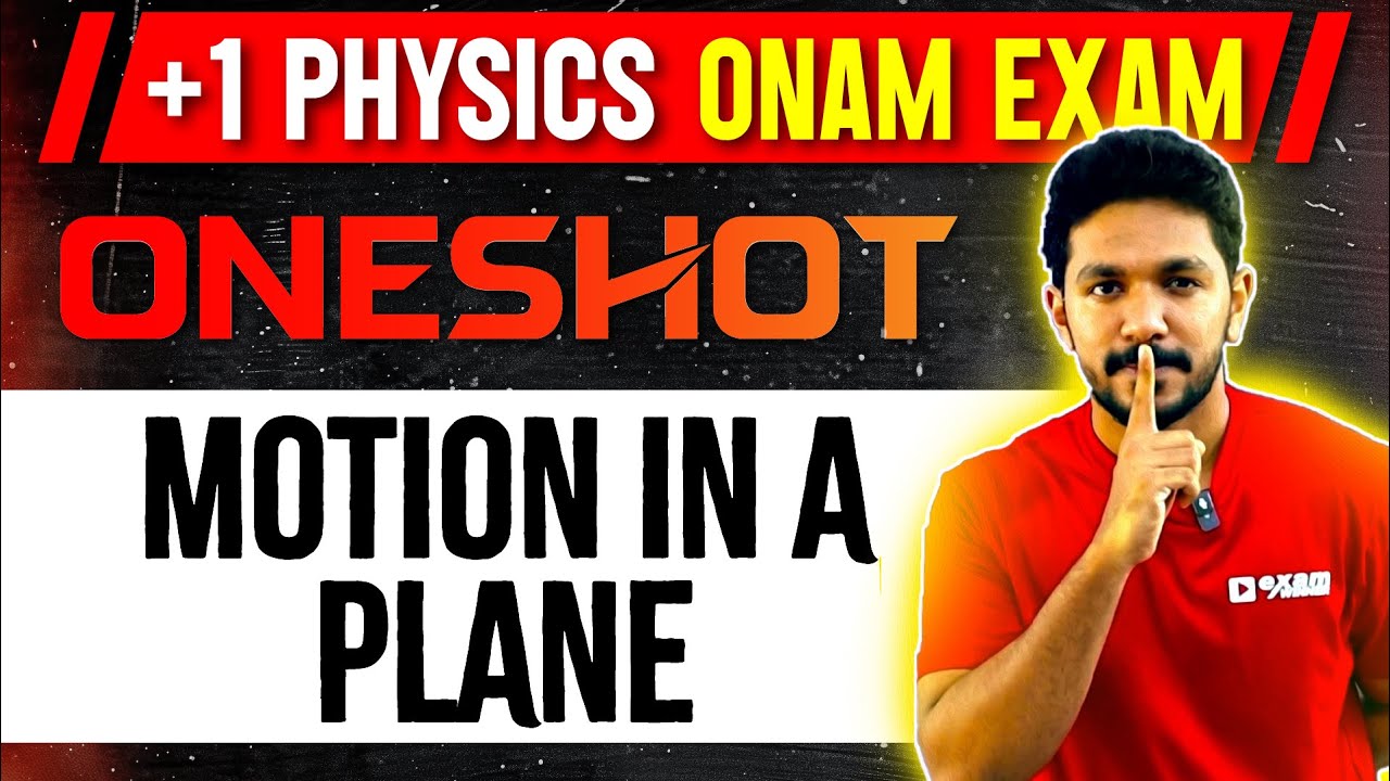 +1 Physics Onam Exam | Chapter 3 | Motion In a Plane | Oneshot | Exam Winner Plus One