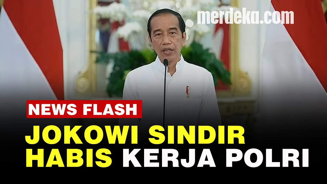 Sindiran Pedas Jokowi ke Polisi hingga Ancam Perintahkan Kapolri Copot Kapolda