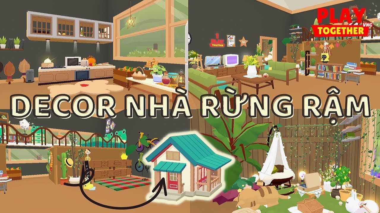 Decor nhà rừng rậm cực chill | Play Together | Dedi nè