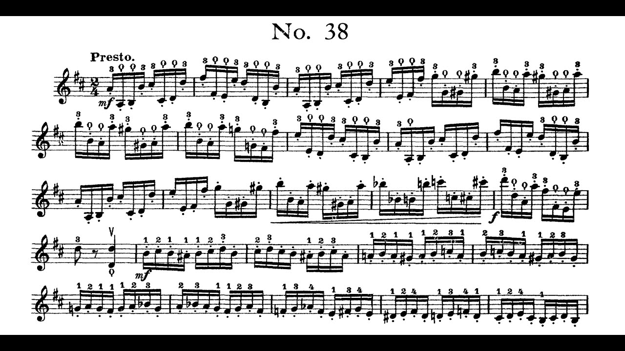 David Popper - Op.73, Étude No.38 Hohe Schule des Violoncello-Spiels
