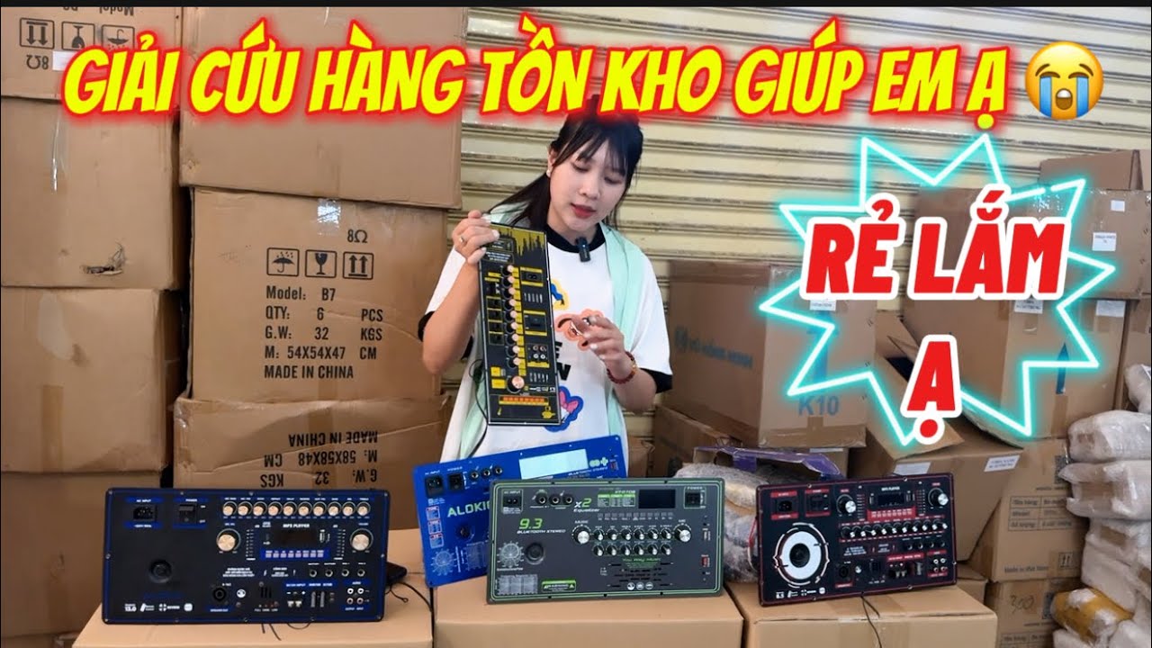 ❌ GIẢI CỨU HÀNG TỒN KHO GIÚP EM CÁC BÁC ƠI 😭 Ế QUÁ #linhkienloakeo #loa #loakeokaraoke