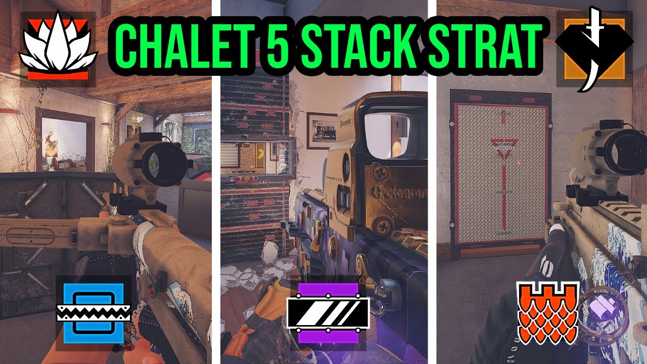 Champion Chalet 5 Stack Strat To Win Every Time - Rainbow Six Siege