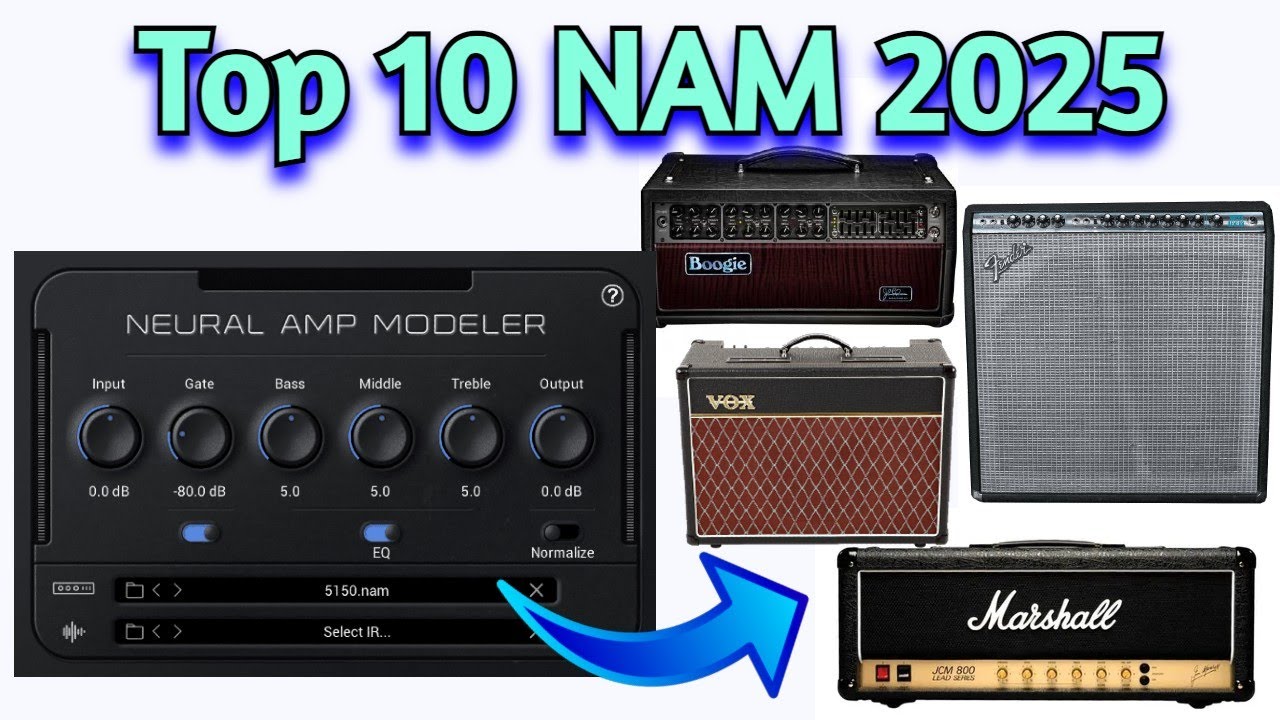 Невероятные звуки: 10 лучших БЕСПЛАТНЫХ профилей Neural Amp Modeler в 2025 году