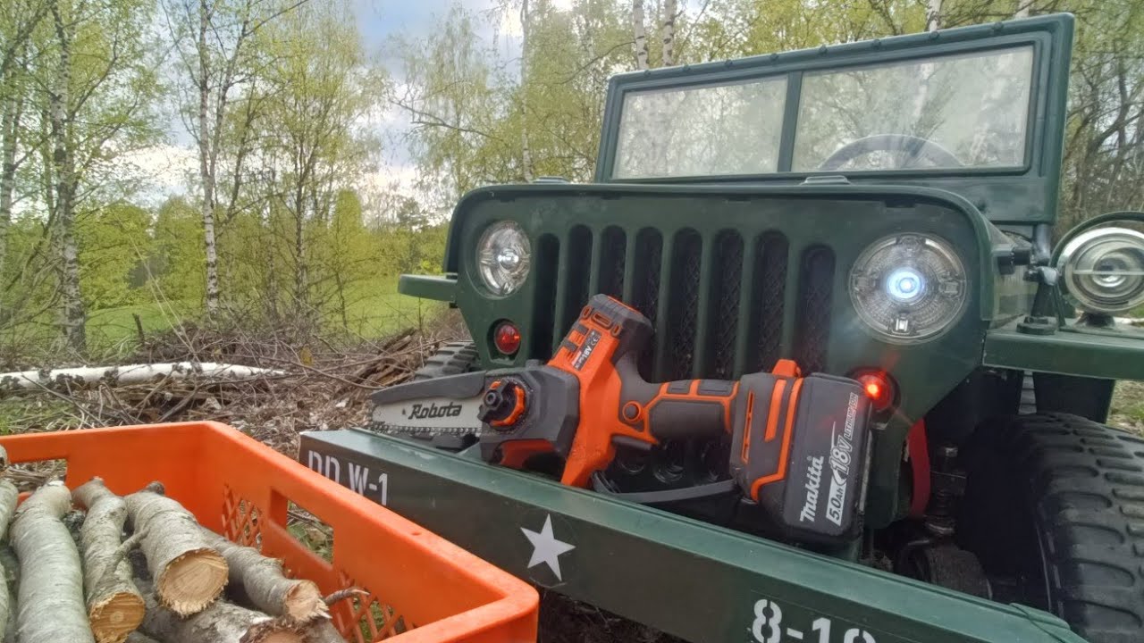 Kuinka onnistuu Jeepillä puun aju ja esitellään uusi saha!