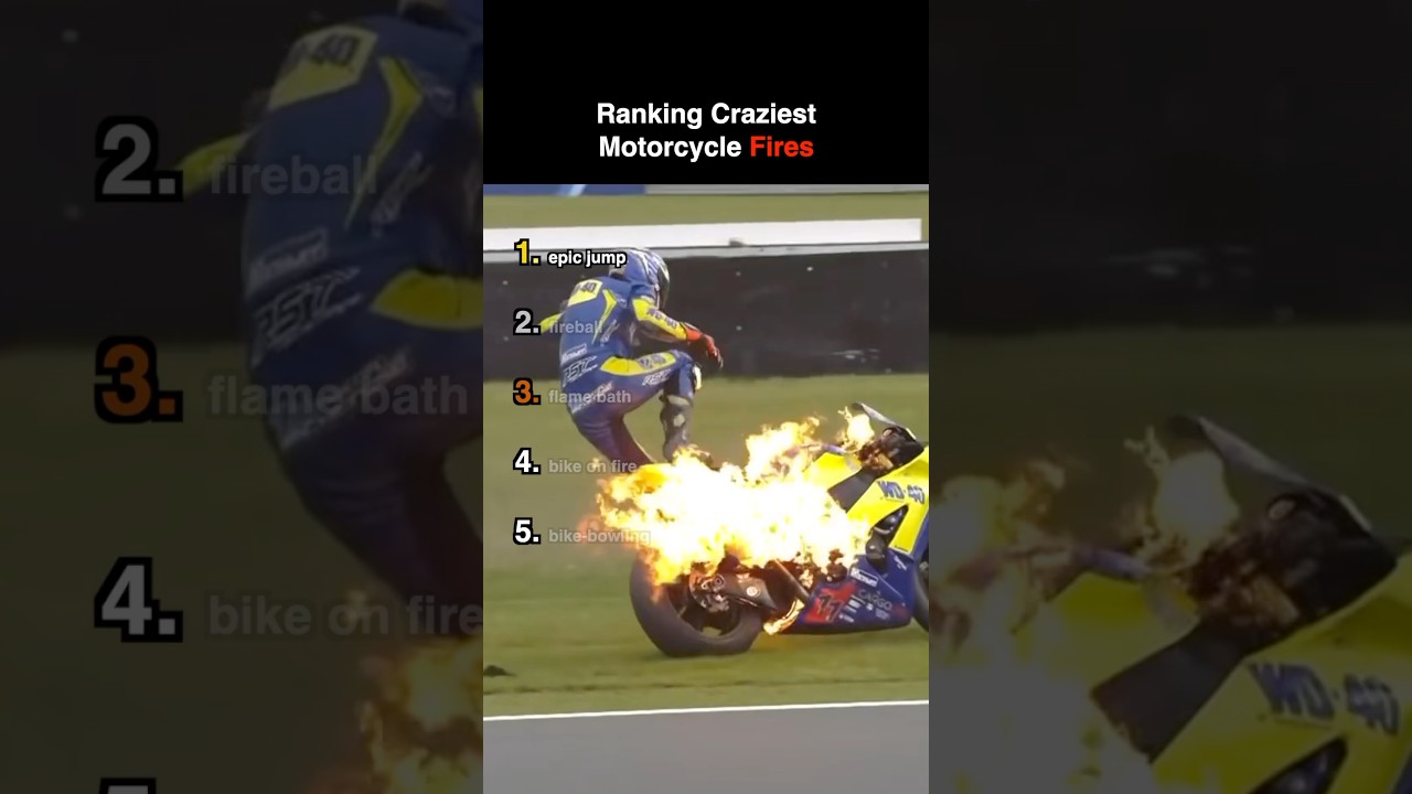 Ranking craziest motorcycle fires…